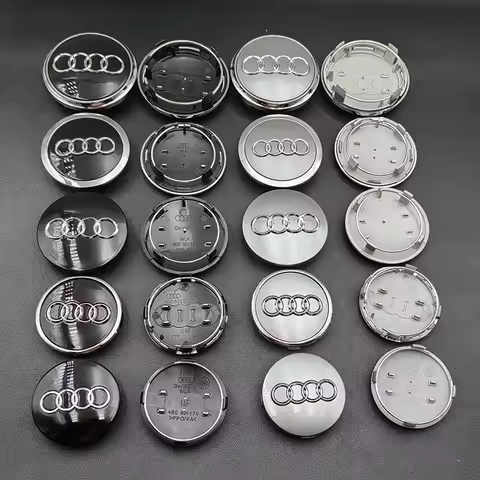 4pcs 60mm 61mm 68mm 69mm Audi wheel hub center cover modification accessories suitable for Audi A1 A