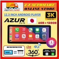AZUR ICE Car Android Player 12.3" Inch Android 13 8 Core 3K Screen With 360 CAMERA