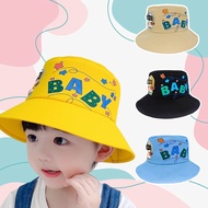 Astronaut Theme Kids Fisherman Hat with LED Lights Cotton Sun Hat 3-8Y