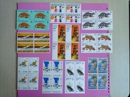80年代「香港郵票」方連新票10個