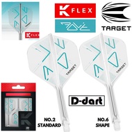 TARGET K FLEX DARTS FLIGHT-【 No.2/No.6】 ROVE K-Flex Dart Flights
