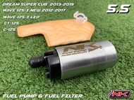 มอเตอร์ปั้ม+ใส้กรอง w125 LED / ดรีม / MSX / Click125i (เอ็นเค) (NKracing)