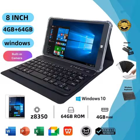 8 INCH Z8300 CPU 64 Bit 4GB RAM 64GB ROM AR1 Windows 10 Tablet PC 1280 x 800 IPS Screen Quad Core Du