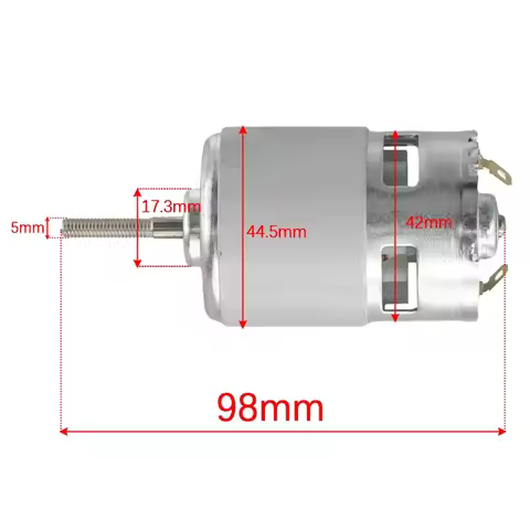 Power Tool Accessory RS755 DC 21V Motor for Lawn Mower Lithium Battery Grass Cutter Motor Replacemen