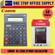 CANON CALCULATOR AS-2200 (Original) /Canon Calculator / AS2200 Calculator / 12 Digits Calculator / D