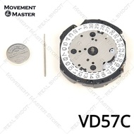 VD57 Movement VD57C Quartz Movement 6 Hands 6/9/12 Small Seconds Japanese New Original Watch Movemen