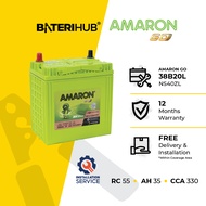 [Installation Provided] Bateri Kereta 38B20L Amaron Go | Car Battery Myvi Bezza NS40ZL BateriHub