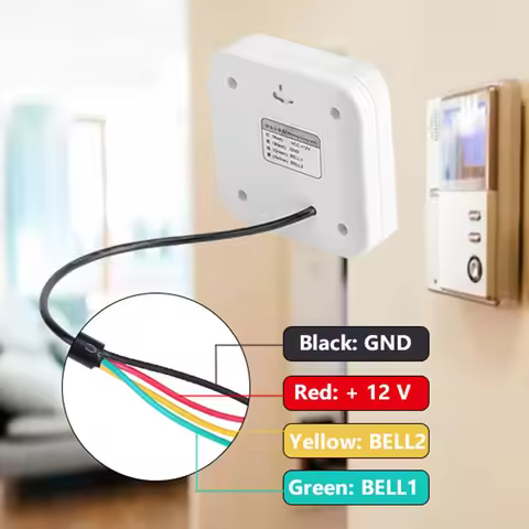 12V Wired Doorbell Door Bell Alarm for Home Access Control System 20mA -10℃-45℃ Wired Door Bell