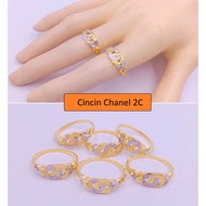 CINCIN CHANEL EMAS 916 TULEN CINCIN EMAS 916 ORIGINAL CINCIN BAJET CINCIN MURAH