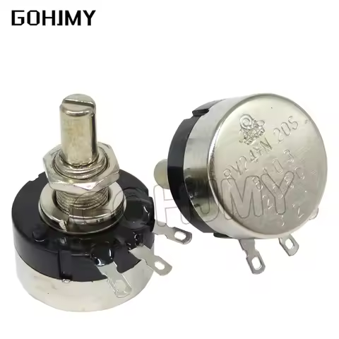 1sets (3PCS) RV24YN20S+A03 knob dials 1K 2K 5K 10K 50K 100K 500K ohm Single Turn Carbon Film Rotary 