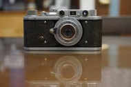 品相不錯Zorki S 俄國  Leica Copy RF疊影黃斑加購 縮頭 50mm F3.5 L39鏡頭 一機一鏡
