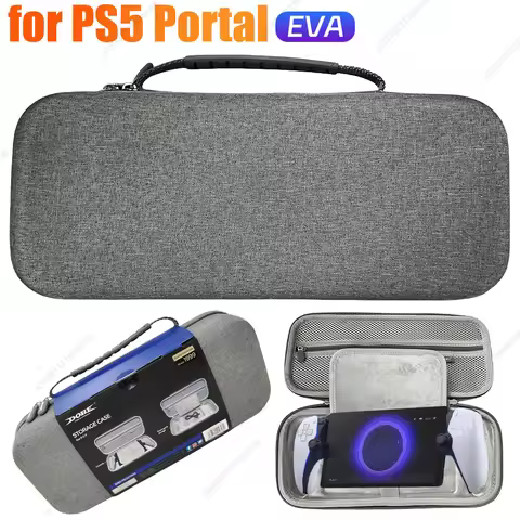 EVA Bag for PS5 Portal Travel Carrying Case Bag Protective Storage Bag for PS Portal for Sony PS5 Pl