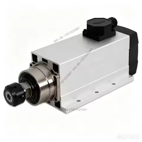 Spindle motor air-cooled 1.5/2.2/3.5/4.5/6.0kw Ceramic front end steel bearing ER20/ER25/ER32 collec