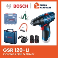 BOSCH GSR 120-LI Professional Cordless Drill Driver GBA 12V 2.0Ah Battery GAL 1210 CV GSR120 GSR 120