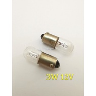BAS9 3W DC12V DC Bulb.(3pcs/pack).