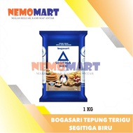 BOGASARI TRIANGLE PREMIUM WHEAT FLOUR biru 1 KILO KG 1KG 1 KILO KILOGRAM