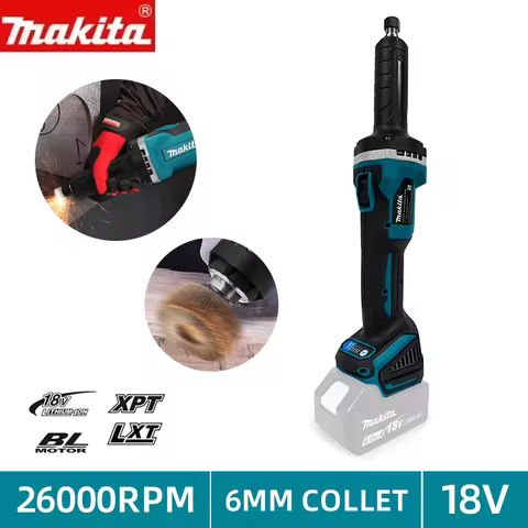 Makita Brushless Die Grinder 4-Speed Angle Grinder Polishing Rotary Electric Engraving Tool Cordless