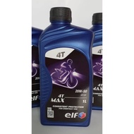 ELF 4T MAX 20W50 ENGINE OIL MINYAK MOTOR. FOC 1 STICKER