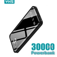 original genuine30000mah Power Bank External Battery PoverBank USB LED Powerbank Portable phone Charger for Xiaomi iph