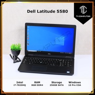 Dell Latitude 5580 Intel Core i7-7820HQ 8GB DDR4 RAM 256GB SATA SSD Refurbished Laptop Notebook