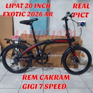 Murah Sepeda Lipat 20 Inch Exotic 2026 AR Sepeda Lipat Exotic 20 Rem C