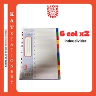 Paper A4 Color Lion Index Divider 12Colour File Filing Separator 12colour