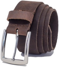 Ashford Ridge Made in England 40mm Full Grain Leather Belt with Classic Buckle