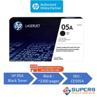 HP 05A CE505A Black Original LaserJet Toner