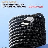 60W/240W Portable Magnetic Suction Cable Super Fast Charging USB Charger Cord for iPhone/Android