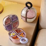 CURTES Magnetic Cube Pill Organizer, Sealed Magnetic Magnetic Cube Pill Box, Pill Storage Box Round 
