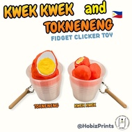KWEK KWEK TOKNENENG FIDGET CLICKER TOY KEYCHAIN Fidget Clicker Clicker Keychain