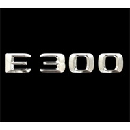 BENZ E300 15 New Style Pointed Font Word Mark Body Word Sticker Rear Box Font Font Height 23mm