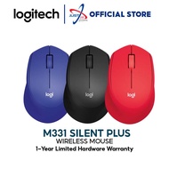 Logitech M331 Silent Plus Wireless Mouse - RED / BLACK / BLUE