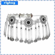 Gypsy Style Women Waist Chain with Coins Tassel Belly Dance Belt Adjustable for Oriental Dance Costu