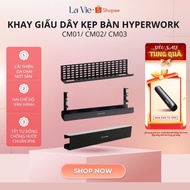 HyperWork desk clamp hidden tray HPW-CM03/ HPW-CM02/ HPW-CM03 White/Black - Neat, convenient - Genui