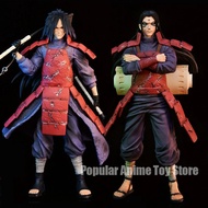 10.62in/27sm Anime Naruto Figure Uchiha Madara Figure Senju Hashirama Figure PVC Action Figure Kolek
