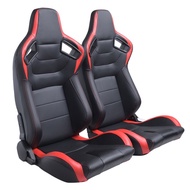 Car Modified Sports Seat Racing Simulator Seat Sports Car Gaming Seat PVC Leather adjustable backres