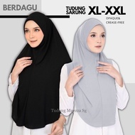 [SG SELLER] TUDUNG INSTANT LABUH BERDAGU SARUNG EXPRESS SARIMA MOSCREPE XL XXL BERDAGU IRONLESS SLIM FACE