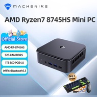 Machenike GTR Mini PC, AMD R7-8745HS, R7 H 255, 32G DDR5 1T SSD, Support Bluetooth & WiFi 2026 New M