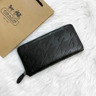 C0ach Unisex Long Wallet Zipper