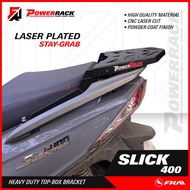 POWERRACKMAIN - FKM SLICK 400 TOP BOX BRACKET / LIFE TIME WARRANTY / MOTORCYCLE ACCESSORIES / RACKS