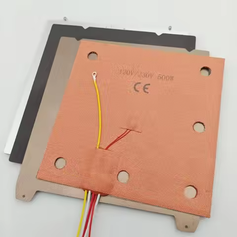 Funssor E3NG_E3_K1_VZ235_aluminum CNC machined bed build plate 6mm compatibility: Ender 3 NG, Creali