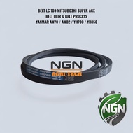 BELT LC 109 MITSUBOSHI SUPER AGX SCREW BELT & YANMAR AW70 PROCESS BELT/AW82/YH700/YH850
