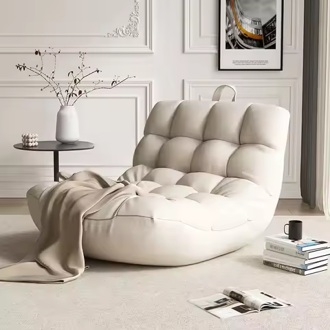 Modern Ergonomic Chaise Lounge Relax Luxury Floor Leisure Living Room Chairs Nordic Salon Chairs Gam