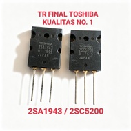 TR FINAL SA1943 SC5200 ONE SET FINAL TRANSISTOR TOSHIBA 2SA 1943 2SC 5200
