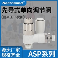 SMC Type Pilot Stop Speed Control Valve ASP330F/430/530/630F-01/02/03-06S/08S/10S