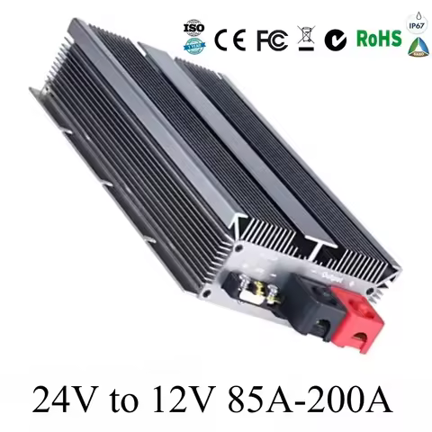 24 Volt to 12 Volt 24V to 12V 85A-300A Step Down Converter Voltage Regulator DC/DC Buck Transformer 