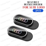 For Audi Car Seat Belt Buckle Holder Magnetic Clip Tension Adjuster Belt Fastener TT mk2 mk3 8j A4 B