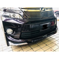 Toyota Vellfire anh20 2012 2013 2014 Modellista bodykit body kit front rear skirt lip chrome door pa