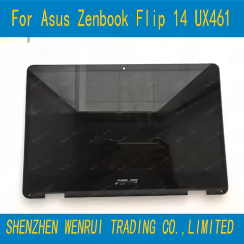 14" Laptop LCD Touch Screen Digitizer Assembly with Frame for ASUS Zenbook Flip14 UX461U UX461 UX461